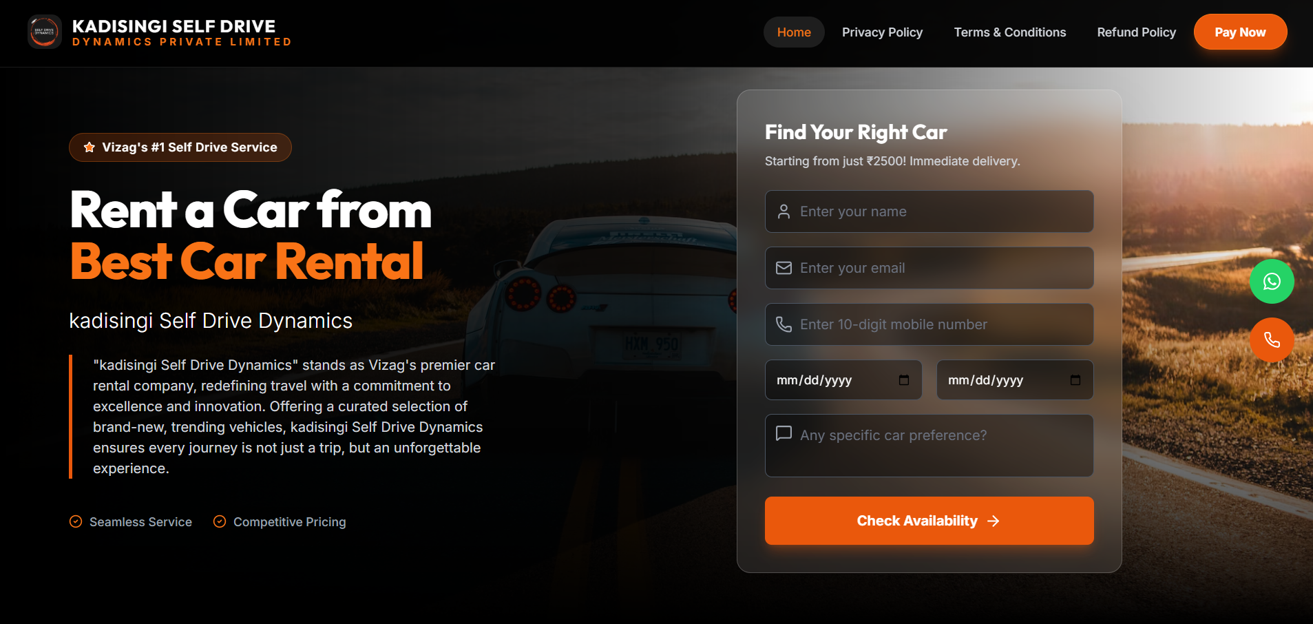 Kadisingi Self Drive